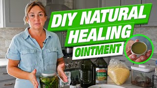 Throw away your Antibiotic Ointment Make your own EASY Herbal Salve [upl. by Enoek814]