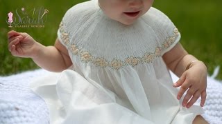 Beautiful Smocked Bishop with bound sleeves  Sewing Tutorial [upl. by Emlynn746]