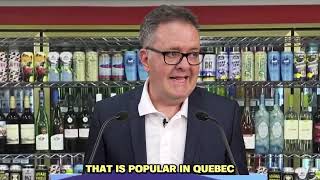 ONTARIO GOVT MESSAGE ON BEER AT CONVENIENCE STORES [upl. by Yuille]