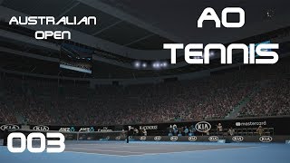 AO Tennis PS4  Australian Open 003  Schwierigkeit erhöht  Lets Play [upl. by Mickelson470]