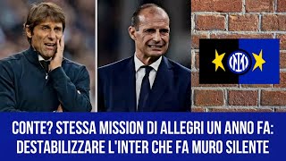 IERI ALLEGRI OGGI CONTE TRAMITE GLI ARBITRI METTONO PRESSIONE ALLINTER PERCHÉ LA TEMONO [upl. by Calendre]