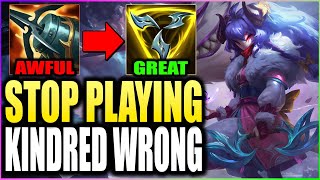 Stop Build Kindred Wrong And Hard CARRY Your Games Kraken Slayer IS Awful [upl. by Hambley554]