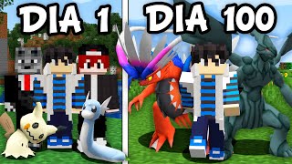 SOBREVIVI 100 DIAS NO PIXELMON POKESQUAD O FILME 2 [upl. by Sainana]