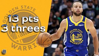 Stephen Curry 13 pts 3 threes vs Kings 2024 Preseason [upl. by Nessaj]