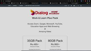 New E learning data packages For Dialog Mobitel Hutch Airtel SLT  2020 Sri lanka Sinhala [upl. by Mozes728]