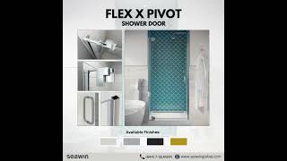 Flex X Pivot Shower Door [upl. by Llewoh]