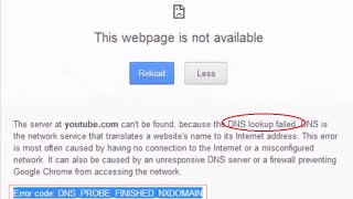 How to Fix quotError Code DNSPROBEFINISHEDNXDOMAIN quot Issue [upl. by Rialc]