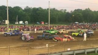 2017 Sussex County Fair Demo Derby Big Cars Heat 2 [upl. by Lisk]