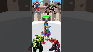 SPIDER MAN SUPER HERO 💪💪 BIG FIGHT RED HULK 💥💥💪 CONTROL GAMEPLAY IOS ALL LEVELS shorts funnyvideo [upl. by Nirak509]