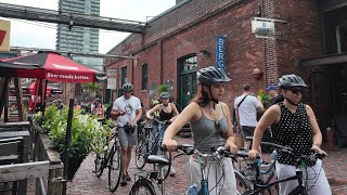 Downtown Toronto Distillery District Walk on August 12 2024 [upl. by Pryor]