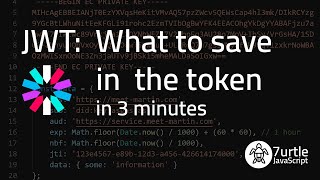 JWT  What to save in JWT token [upl. by Allina]