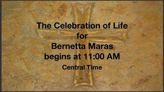 Celebration of Life For Bernetta Maras 09 19 24 [upl. by Sharma]