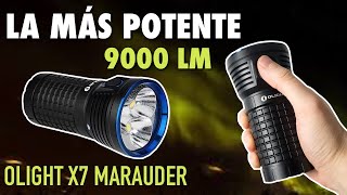 Olight X7 Marauder la Linterna MÁS POTENTE 9000LM  Review [upl. by Bui]