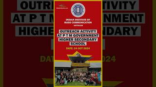 Outreach Activity at PTM Government Higher Secondary School iimc [upl. by Faustina]