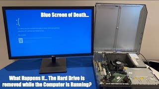 What Happens if you Remove the Hard Drive from a Computer while it is Running [upl. by Ecirtael365]