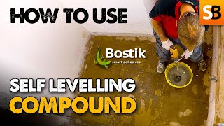 How to Use Self Levelling Compound with Bostik [upl. by Hannahoj]