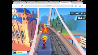 Subway surfers ON POKI subwaysurfers Poki [upl. by Eitsud]