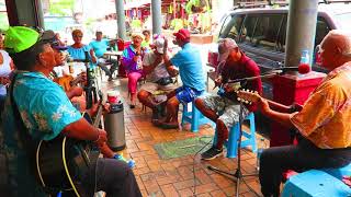 TAHITI NUI SONG Classic Tahitian Song Live Street Performance [upl. by Asit]