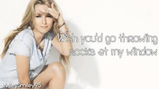 Bridgit Mendler  Rocks At My Window with lyrics [upl. by Tterraj851]