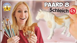 ZOVEEL MOGELIJK SCHLEICH PAARDEN REPAINTS MAKEN IN ÉÉN DAG 😱  Challenge  Daphne draaft door [upl. by Nahtal857]