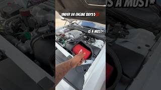 Hellcat Engine bay Run down 👺 srt hellcatchallenger shorts [upl. by Reiter]