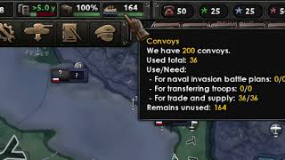 hoi4 Transportesconvoys para que son [upl. by Letniuq]