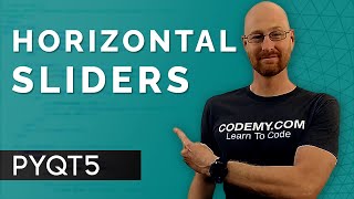Horizontal Sliders  PyQt5 GUI Thursdays 40 [upl. by Lothaire]
