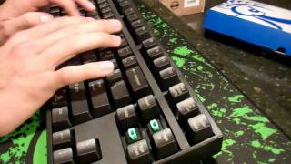 Ducky 1087XM w Green Alps Typing Sounds [upl. by Drageruaeb424]