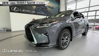 23795A 2019 Lexus RX450h FSport III [upl. by Aydni]