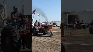 Fannin County Fair Bonham Tx wd45diesel allischalmers antiquetractorpulling diesel [upl. by Yoral]