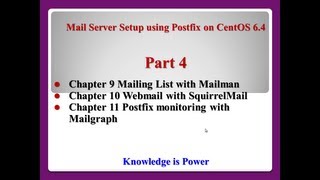 Mail Server Setup using Postfix on CentOS 64  part 47 [upl. by Nwahsaj73]