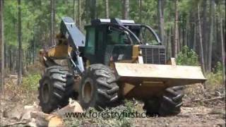 2009 CAT 525C Skidder w3600 hrs for sale at wwwforestryfirstcom Part 2wmv [upl. by Kellie494]