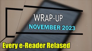 Every eReader Released in Nov 2023  Boox Tab Ultra C Pro amp More [upl. by Yknip]