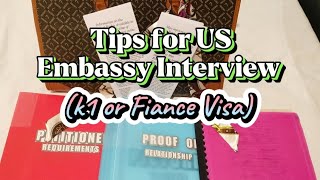 Tips for US Embassy Interview k1 or Fiance Visa everyone subscribers k1visajourney [upl. by Cookie]