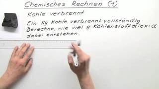 Chemisches Rechnen 1  Chemie  Allgemeine und anorganische Chemie [upl. by Jt]