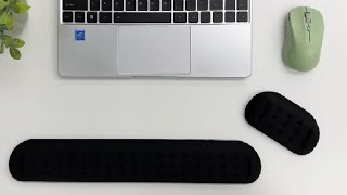 Upgraded Silky Wrist Rest for Keyboard and Mouse Ergonomic Wrist Support for Keyboard Review [upl. by Hershel901]