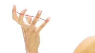 Finger exercise with rubber band  great for climbing [upl. by Tepper]