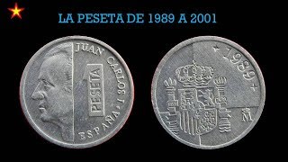 LA PESETA DE 1989 A 2001 [upl. by Aihsenor320]