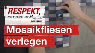 Mosaikfliesen richtig verlegen  toom Werkstatt [upl. by Clarice681]