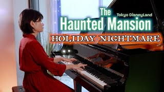 【耳コピアノ】ホーンテッドマンション”ホリデーナイトメアー” ディズニーランド ハロウィンdisneyland Halloween Holiday Nightmarepiano [upl. by Nedroj264]