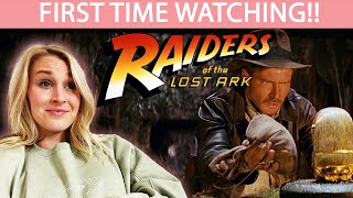 RAIDERS OF THE LOST ARK 1981  MOVIE REACTION  FIRST TIME WATCHING [upl. by Aiekal]