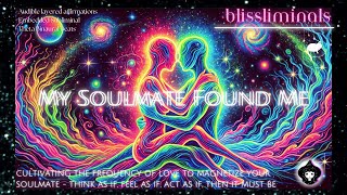 Soulmate Connection Affirmation Bath MAGNETIZE YOUR PARTNER  THETA BINAURAL SUBLIMINAL 💞✨ [upl. by Lyrahc136]