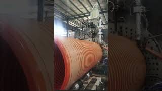 DN200800mm HDPE spiral winding profiled wall pipe production line extrusionmachine [upl. by Symon]