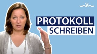 Effizient Protokolle schreiben  so gehts  Stefanie Voss [upl. by Ahsihat816]