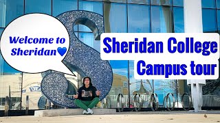 Sheridan College Campus Tour  HMC Mississauga Campus  International students in Canada [upl. by Hpesoj]