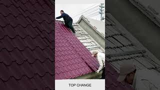 Zinc roof tile installation process How to Master Good tools and machinery [upl. by Nora]