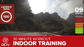 30 Minute Workout  Indoor Cycling Hill Climb Training [upl. by Ahseikram176]