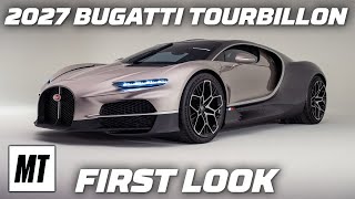 2027 Bugatti Tourbillon First Look The Chirons Successor Is a 1775HP PlugIn Hybrid  MotorTrend [upl. by Zelazny187]