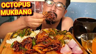 OCTOPUS MUKBANG 🔥🔥🔥🔥 OCTOPUS MUKBANG EATING CHALLENGE  OCTOPUS RECIPE  OCTOPUS EATING SHOW [upl. by Dnanidref]