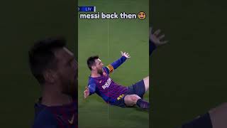 messi now vs prime messi messi football barcelona [upl. by Lew]